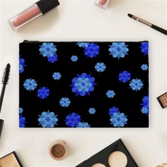 Floral Print Modern Style Pattern  Cosmetic Bag (large)