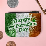 Happy St. Patricks Day Grunge Style Design Coin Change Purse Back