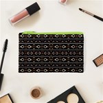 Tribal Dark Geometric Pattern03 Cosmetic Bag (XS) Front