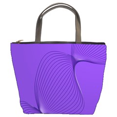 Twisted Purple Pain Signals Bucket Handbag by FunWithFibro