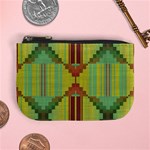 Tribal shapes Mini Coin Purse Front
