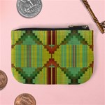 Tribal shapes Mini Coin Purse Back