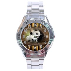 Panda Love Stainless Steel Watch by TheWowFactor