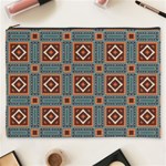 Squares rectangles and other shapes pattern Cosmetic Bag (XXXL) Front