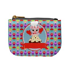 Cupcake With Cute Pig Chef Coin Change Purse