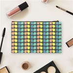 Colorful Leaf Pattern Cosmetic Bag (Medium) Back