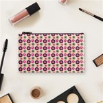 Cute Floral Pattern Cosmetic Bag (Small) Front