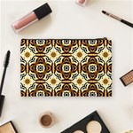 Faux Animal Print Pattern Cosmetic Bag (Medium) Back