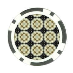 Faux Animal Print Pattern Poker Chip