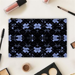 Futuristic Geometric Design Cosmetic Bag (large)