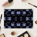 Futuristic Geometric Design Cosmetic Bag (Large) Back