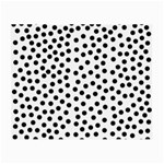 Black Polka Dots Glasses Cloth (Small) Front