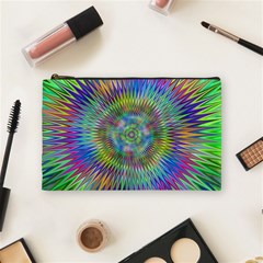 Hypnotic Star Burst Fractal Cosmetic Bag (medium)