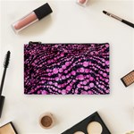 Cheetah Bling  Cosmetic Bag (Small) Front