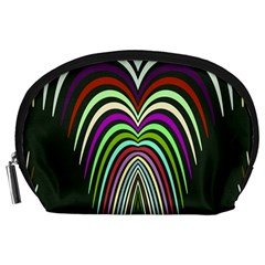 Symmetric Waves Accessory Pouch by LalyLauraFLM