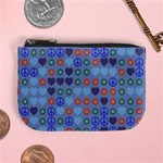 Peace and love Mini Coin Purse Front