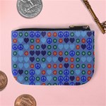 Peace and love Mini Coin Purse Back