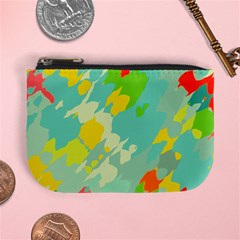 Smudged Shapes Mini Coin Purse