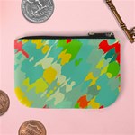 Smudged shapes Mini Coin Purse Back