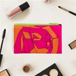 Red Orange 5000 Cosmetic Bag (XS) Back