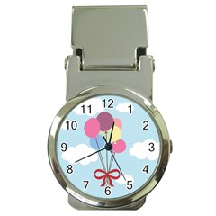 Balloons Money Clip With Watch
