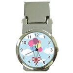 Balloons Money Clip with Watch Front