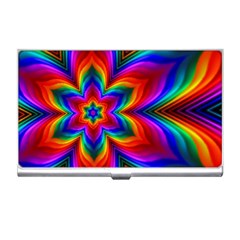 Rainbow Flower Business Card Holder