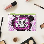 Cartoon Skull  Cosmetic Bag (XS) Front