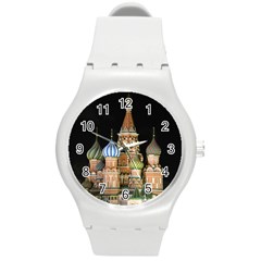 Saint Basil s Cathedral  Plastic Sport Watch (medium)