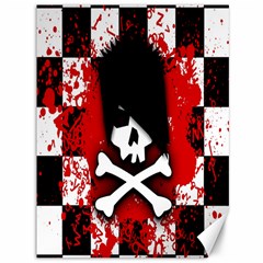 Emo Skull Canvas 36  X 48  (unframed)