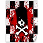 Emo Skull Canvas 36  x 48  (Unframed) 35.26 x46.15  Canvas - 1
