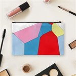 Colorful pastel shapes Cosmetic Bag (Medium) Back