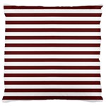 Marsala Stripes Large Cushion Case (Single Sided)  Front