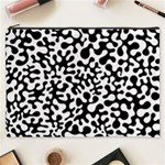 Black and White Blots Cosmetic Bag (XXXL) Front