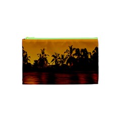 Tropical Sunset Paradise Cosmetic Bag (xs)
