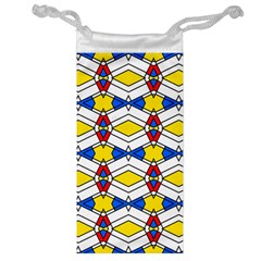Colorful Rhombus Chains Jewelry Bag by LalyLauraFLM