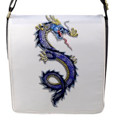 Dragon Sports Mesh Shirt Flap Messenger Bag (s) by TheDean
