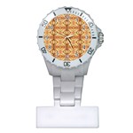 Faux Animal Print Pattern Nurses Watches Front