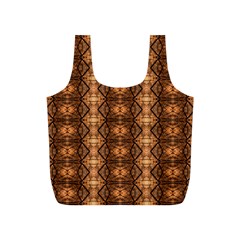 Faux Animal Print Pattern Full Print Recycle Bags (s) 
