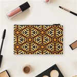 Faux Animal Print Pattern Cosmetic Bag (Small)  Back