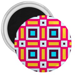 Cute Pretty Elegant Pattern 3  Magnets
