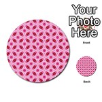 Cute Pretty Elegant Pattern Multi-purpose Cards (Round)  Front 36
