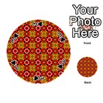 Cute Pretty Elegant Pattern Playing Cards 54 (Round)  Front - Spade3