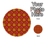 Cute Pretty Elegant Pattern Playing Cards 54 (Round)  Back