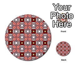 Cute Pretty Elegant Pattern Multi-purpose Cards (round) 