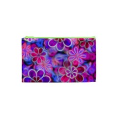 Pretty Floral Painting Cosmetic Bag (xs)
