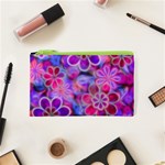 Pretty Floral Painting Cosmetic Bag (XS) Front