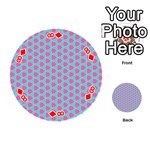 Cute Pretty Elegant Pattern Playing Cards 54 (Round)  Front - Diamond8