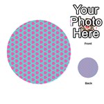 Cute Pretty Elegant Pattern Playing Cards 54 (Round)  Back