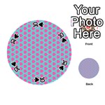 Cute Pretty Elegant Pattern Playing Cards 54 (Round)  Front - Spade10